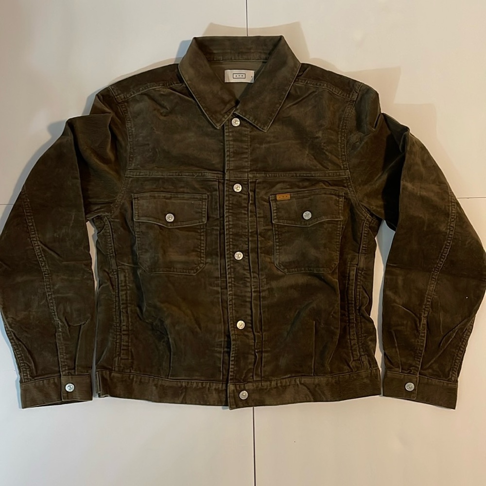 NWT AYR CLASSIC 3 SEASON THE RIDE CORDUROY JACKET COLOR: BRODO - Picture 3 of 9